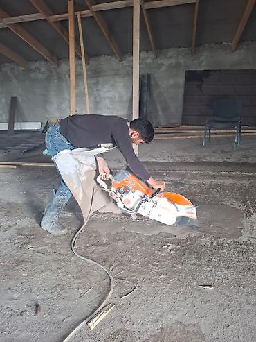 Beton işləri: Beton kesimi beton deşimi beton kesen beton deşen beton kesme deşmə — 2