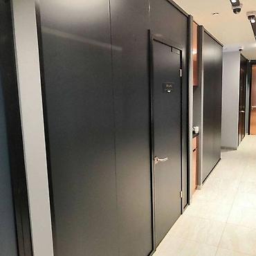 Перегородки на заказ: На заказ Цельностеклянная перегородка, Для офиса, Монтаж, Демонтаж, Бесплатный замер — 8