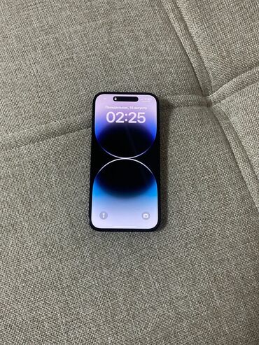 муляж для айфона: IPhone 14 Pro, Б/у, 256 ГБ, Black Titanium, Защитное стекло, 87 %