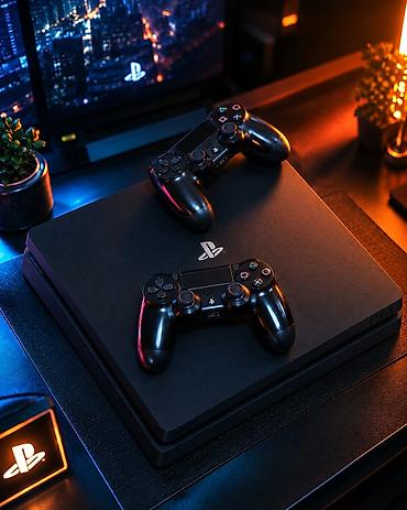 PS4 (Sony Playstation 4): Sony PlayStation 4 oyun konsolu 2 pultla prosifkalı model — 2