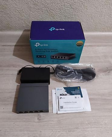 TP-Link TL-SF1005LP неуправляемый PoE коммутатор с 5 портами 10/100