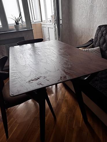 divan üçün: HTH My Wood yemək masası və stul dəsti - Brend: HTH My Wood (etiket — 2