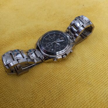 серебряные часы: Часы Casio c хронографом б/у рабочии, Япония