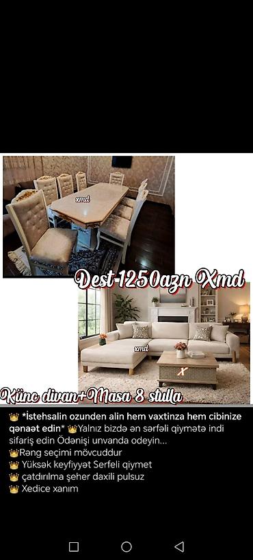 ucuz kunc divan: Yeni, Künc divan, Qonaq otağı üçün, Açılmayan — 1