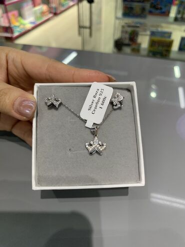 Серебряные наборы украшений: Набор украшений, Проба 925, Женские, Новый — 20