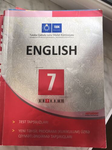 deyanet kitabi: Английский 7 кл тесты