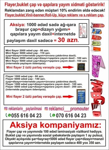 Reklam, çap: Reklam, çap | Flayer | Montaj, Dizayn, Çap