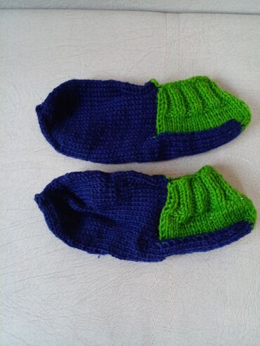 Носки и белье: Вязаные следки/носочки ручной работы. - Мягкие и тёплые, связаны — 6