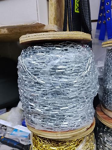 Катанка: Стальная цепь в бухте на деревянной катушке - Материал: оцинкованная — 1
