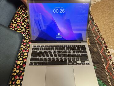 колонки для компьютера: Ноутбук, Apple, 16 ГБ ОЭТ, Apple M1, 13.5 ", Колдонулган, Жумуш, окуу үчүн, эс тутум HDD