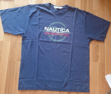 haljine za 18 rođendan kratke: NAUTICA teget majica. XL velicina, pazuh 61 cm, duzina 77cm, ramena