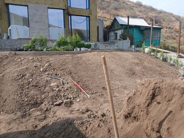 работа экскаватора: Ландшафтные работы и озеленение участка - Планировка рельефа