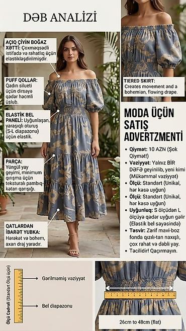 Bohem üslublu yay donu – açıq çiyinli, qatlardan ibarət axıcı ətəkli