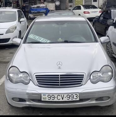 Mercedes-Benz: Mercedes-Benz C-Class (W203) sedan - Kuzov: 4 qapılı sedan, gümüşü — 11