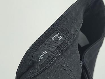 high waist: Denim, Szorty damskie, rozmiar S — 4