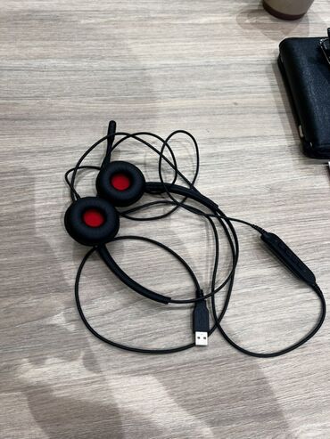 разветвитель для наушников и микрофона: Проводная гарнитура с USB-подключением для компьютера - Два наушника