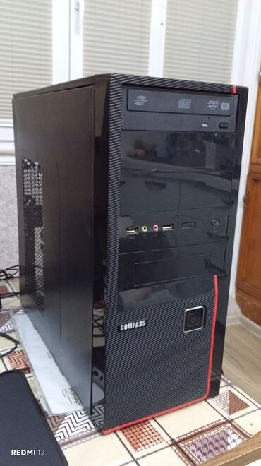 Masaüstü kompüterlər və iş stansiyaları: 2ci nesil i3 3.1ghz prosessor, ram 4gb, hdd 500gb. disk oxuyucu