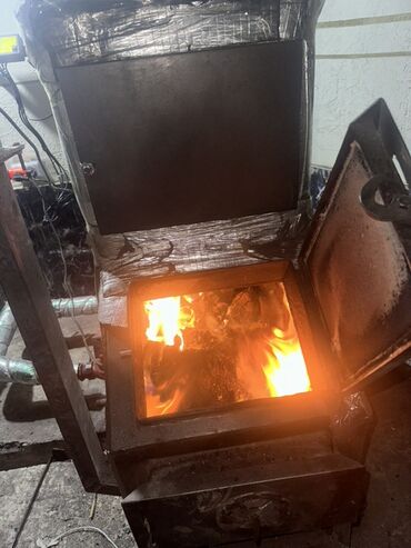 Буржуйки: Твердотопливная печь-утилизатор (металл) Котел полуавтомат 300-330кв — 9