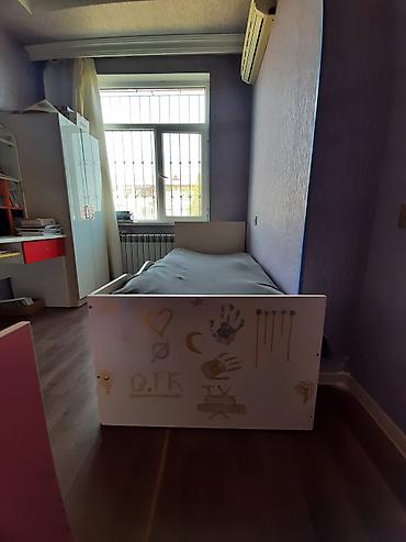 mebel alram: Oğlan və qız üçün, İşlənmiş, Çarpayı, Bazalı, Matrassız, Siyirməli — 6