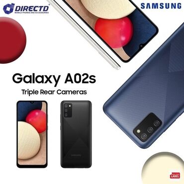 samsung s: Samsung A02 S, Б/у, 64 ГБ, цвет - Синий, eSIM