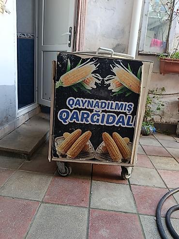buxarli ventilyator: Qaynadılmış qarğıdalı arabası və böyük buxarda bişirici qazan dəsti - — 4