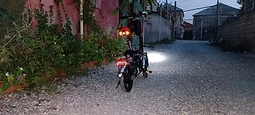 Velosipedlər: Qatlana bilən elektrik velosipedi - Kompakt qatlanan dizayn: sürətli — 4
