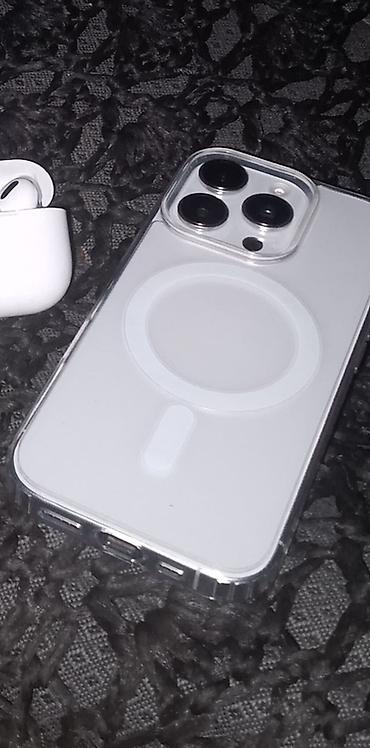 iphone 4 pro max: Telefon:iphone 16pro 256gb yaddaşwhite titanium ağ rəng ideal — 1