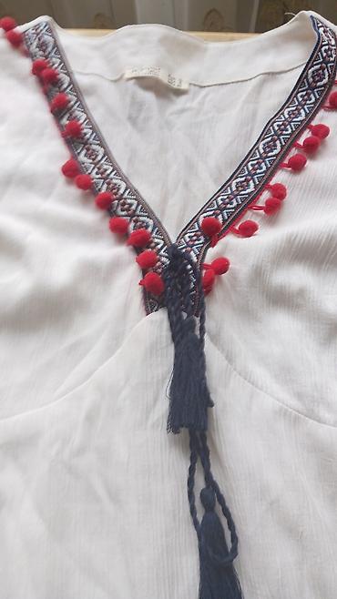 Ağ rəngli boho tərzli uzun paltar. - Material: nazik, yüngül və lalafo.az -da Ağ rəngli boho tərzli uzun paltar. - Material: nazik, yüngül və