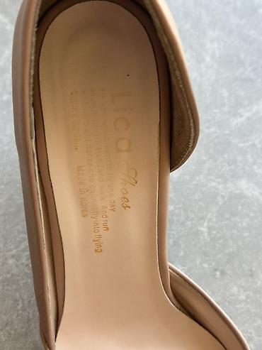 спорт лайн: Туфли-лодочки Lica Shoes (Made in Korea) - Цвет: нюд/бежевый - — 1
