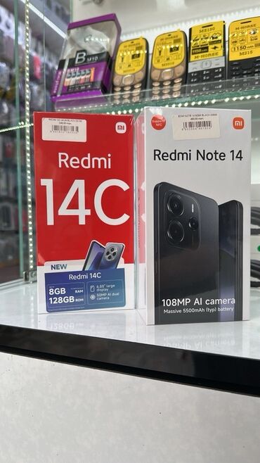kredite telefon: Xiaomi Redmi 14C, 128 ГБ, цвет - Черный, 
 Две SIM карты