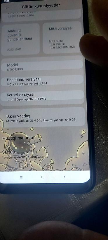 Redmi: Redmi 9, 64 GB, rəng - Qara, Barmaq izi — 5
