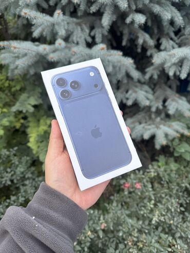 айфон 14 про макс копия цена: IPhone 17 Pro Max, Жаңы, 256 ГБ, Blue Titanium, Кулакчындар, Заряддоочу түзүлүш, Коргоочу айнек, Бөлүп төлөө менен, 100 %