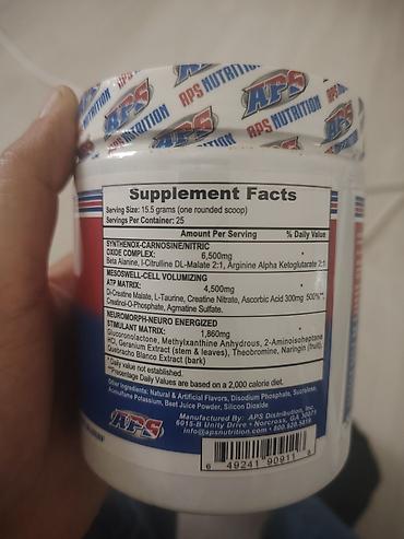 İdman və istirahət: Preworkout Bcaa kreatin APS Nutrition MESOMORPH – məşqəqədər — 2