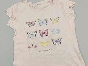 różowe t shirty: T-shirt, Terranova, M, stan - Dobry