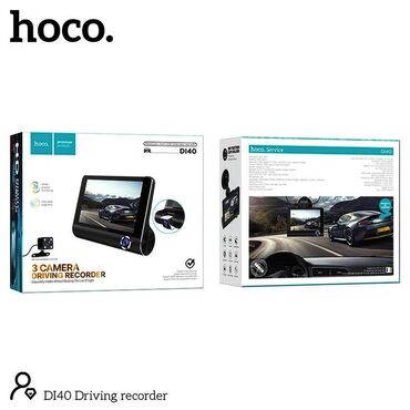 SİM-kartlar: Hoco DI40 Avtomobil Videoqeydiyyatçisi 3 Kameralı Orginal Sifariş və