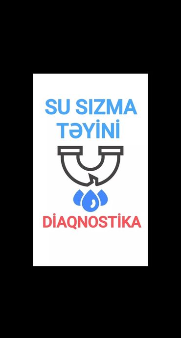 Su təchizatı: Su sızma təyini və təmiri диагностика утечки воды santexnik müasir