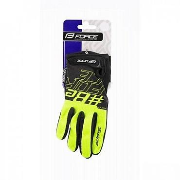 deciji biciklo: RUKAVICE FORCE MTB SVIPE LETNJE, CRNO-FLUO XL | Šifra — 4
