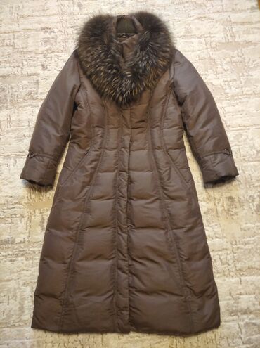 кожаная куртка: Женская куртка 2XL (EU 44), цвет - Коричневый