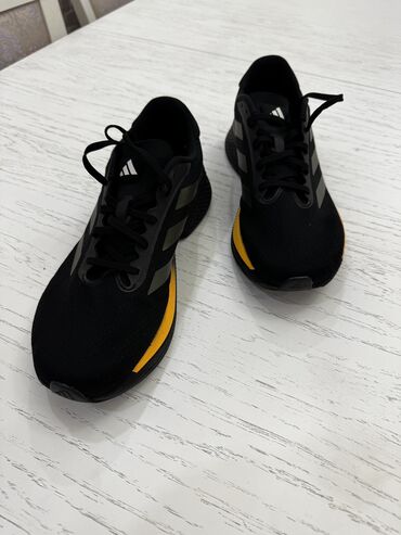 кроссовки адидас мужские оригинал кожаные: Мужские кроссовки, 44, Adidas Originals, Б/у, цвет - Черный, Самовывоз