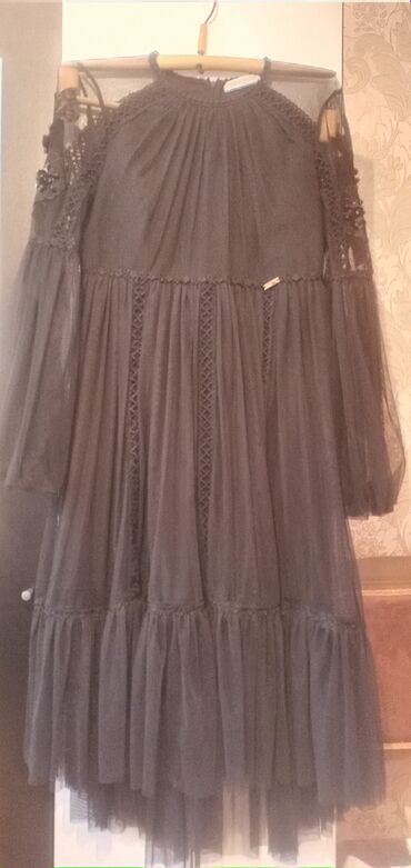 стеклянные полки на заказ: Qara tül don - Rəng: qara - Stil: romantik/boho – çoxqatlı tül ətək