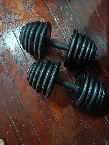 Qantellər: Tənzimlənən qantel dəsti - Komplekt: 2 ədəd qantel - Material: metal — 1