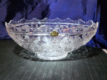 Činije: Cinija nova veca kristal Zajecar 70te. Cinija kristal,led — 5