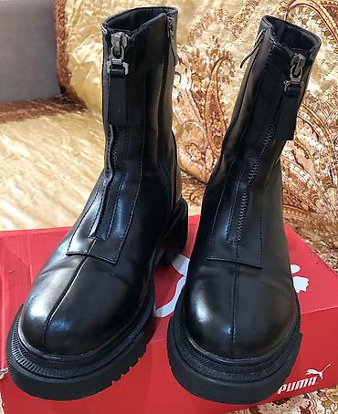 Ботинки и ботильоны: Ботинки, 36, Sasha Fabiani, Б/у, цвет - Черный, Самовывоз, Платная доставка — 1