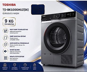 qurut: Toshiba TD-BK100GHUZ(SK) qurutma maşını – 9 kq tutum - Heat Pump — 1