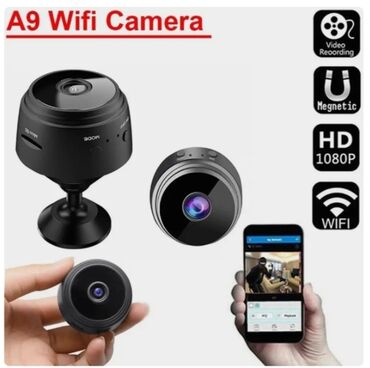 mini camera 69 azn: 1080P A9 Mini Kamera WiFi Kablosuz Video Gözetim Uzaktan İzleme