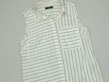 bluzka w paski czarno białe: Bluzka Reserved, S (EU 36), Poliester, stan - Bardzo dobry