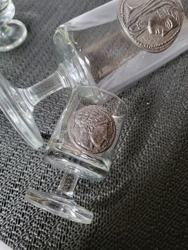 Čaše: Case nove za pivo i zestoko pice Zinnmunsen Nemacka 70,80te. Set za — 17