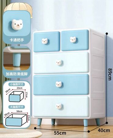 Komode i ormarići: M. 09. Visokokvalitetna PVC komoda za bebine i decije stvari — 5