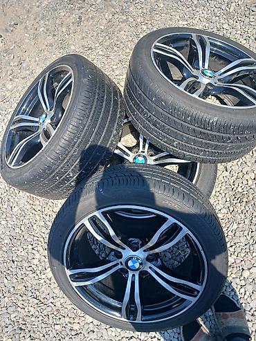 Колеса в сборе: BMW R-18 disk təkər dəsti modeli m5. arxa diskin birində qaynaq olub — 6