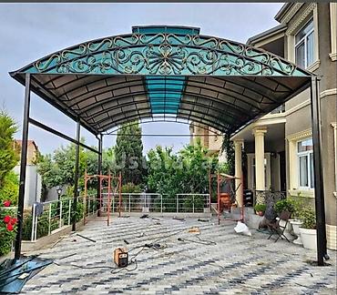 naves bəzəkləri: Dekorativ dəmir konstruksiyalı naves və qaraj üstü örtüklərin — 3